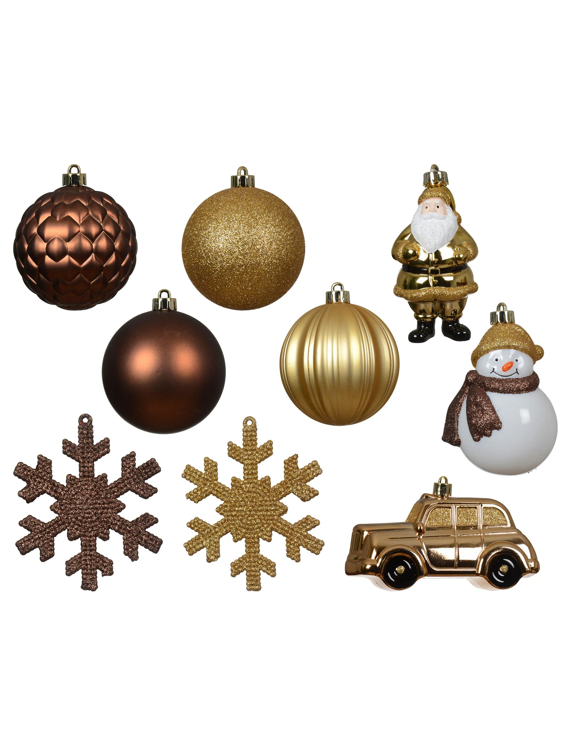 Decoris Decoris 25 Pieces onbreekbare Kerstmis ballen