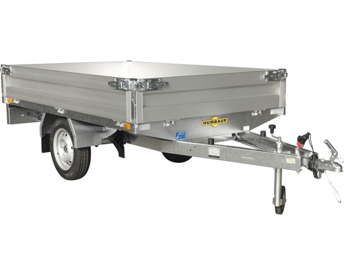 Humbaur enkelassige aanhangwagen High Basic 2300 x 1400 x 300 mm, geremd, toegestaan totaalgewicht 1500 kg