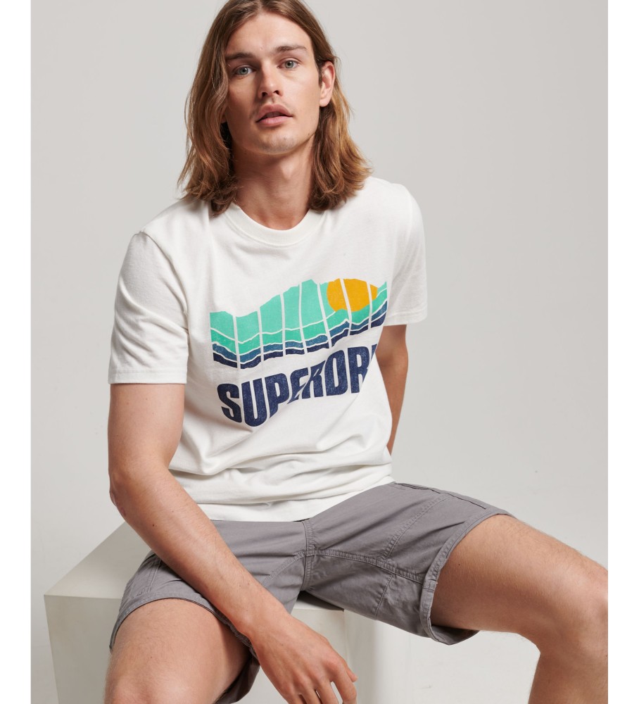 Camiseta Superdry Vintage Logo Great Outdoors Branca