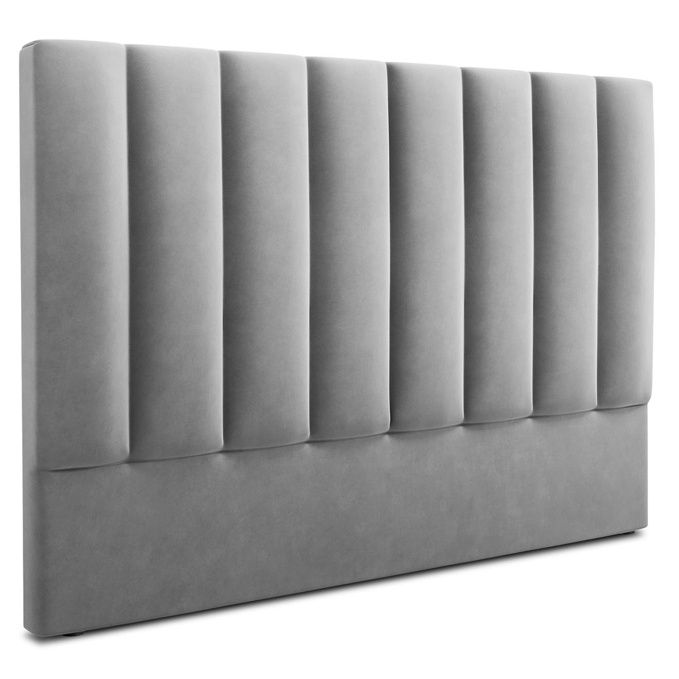 CXL by Christian Lacroix Tête de lit Camargue velours gris clair - 200x120 cm