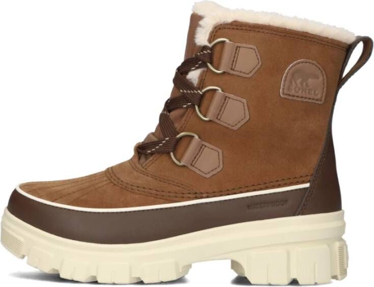 SOREL Snowboots Dames Torino V Wp Maat: 40 5 Materiaal: Suède Kleur: Bruin