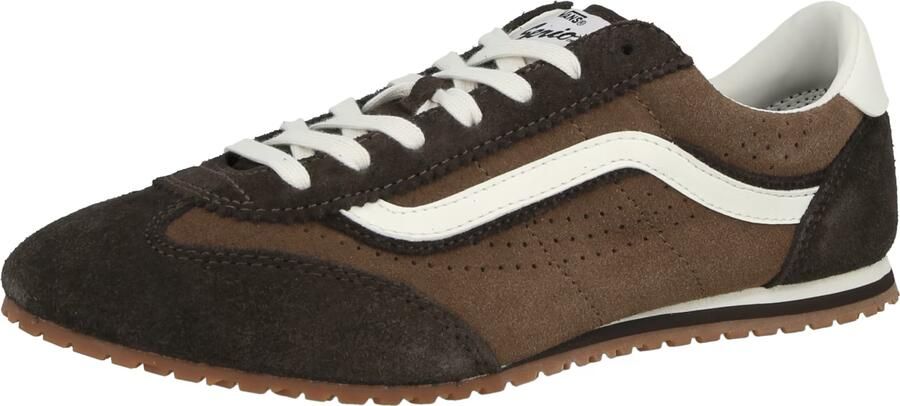 VANS Sneakers laag 'SUPER LOWPRO' bruin chocoladebruin wit