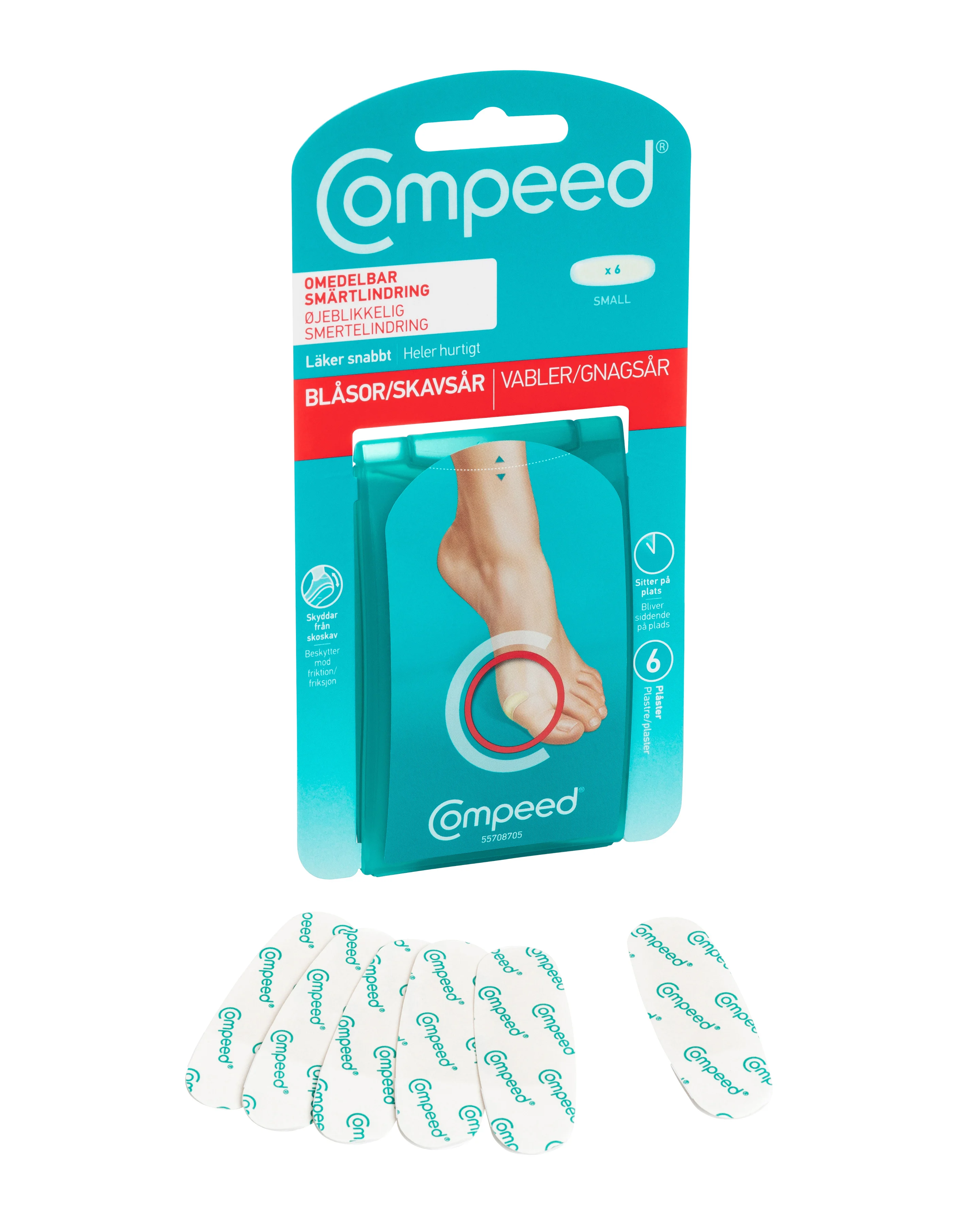 Compeed Gnagsårplaster Small 6stk