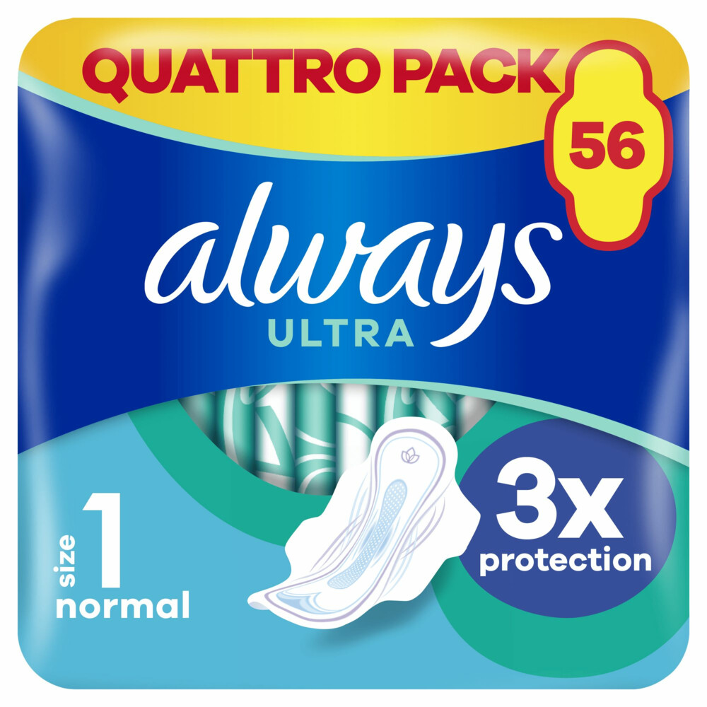 Always Maandverband Ultra Normal Plus56 stuks
