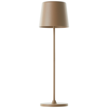 Tafellamp Kaami draagbaar LED 2W voor buiten met USB oplaadbare accu, Cappuccino