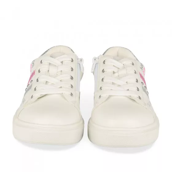 Baskets BLANC LOVELY SKULL