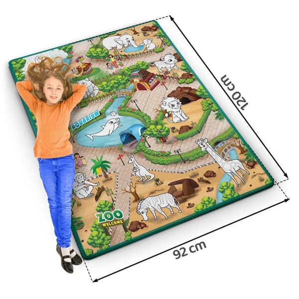 Fargerik og fleksibel tegnematte 120 x 90 x 0,3 cm Ricokids RK-344