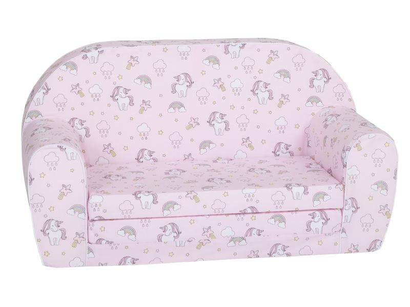 Knorrtoys Kindersofa Rainbow Unicorn Bequemes Kindersofa