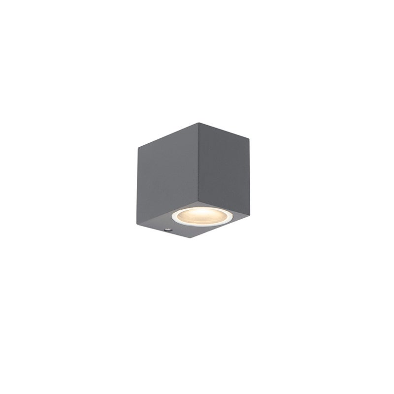 Slimme wandlamp, zwart, incl. WiFi, GU10, IP44 - Baleno
