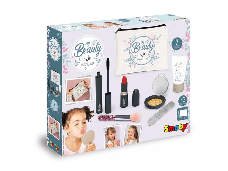 Smoby My Beauty Make Up Set Kosmetiktasche mit 7 Accessoires