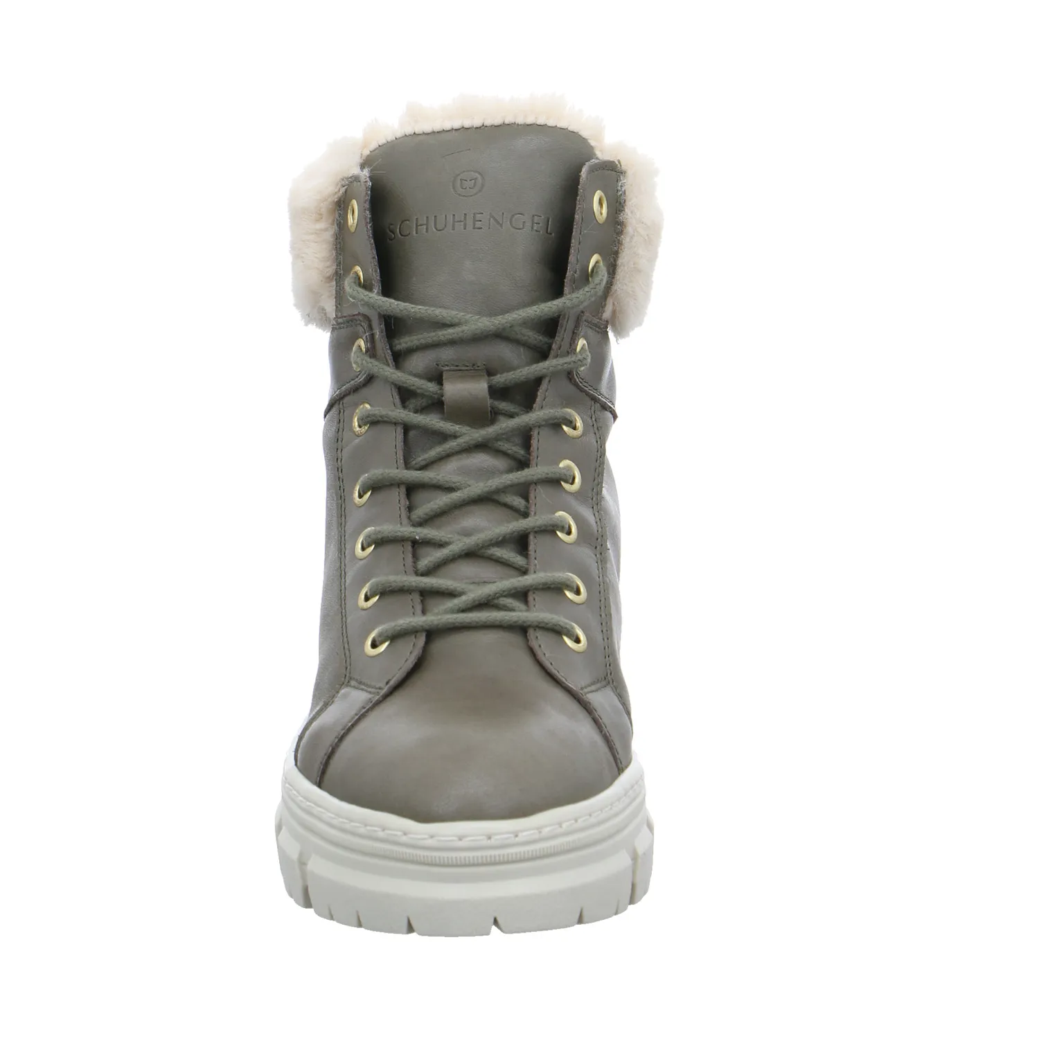 SCHUHENGEL Boot Khaki Leder
