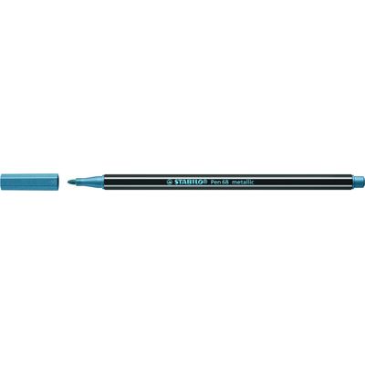 STABILO Pen 68 Metallic - Feutre métallisé 1,4 mm - bleu