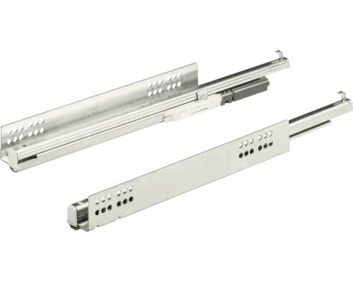 Ladegeleider volledig uittrekbaar Quadro V6 Silent System 400 mm verzinkt 2 stuks