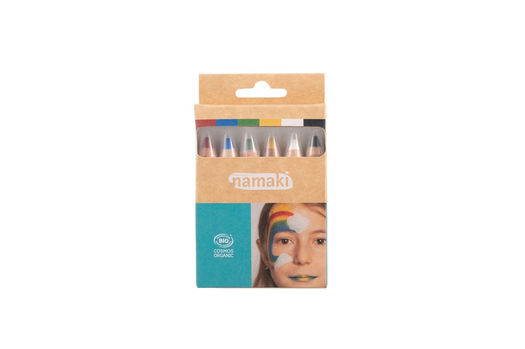 Namaki Bio Kinderschminkstifte 6er Pack Rainbow