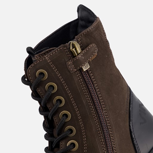 Vingino Jennifer Veterboots bruin leer