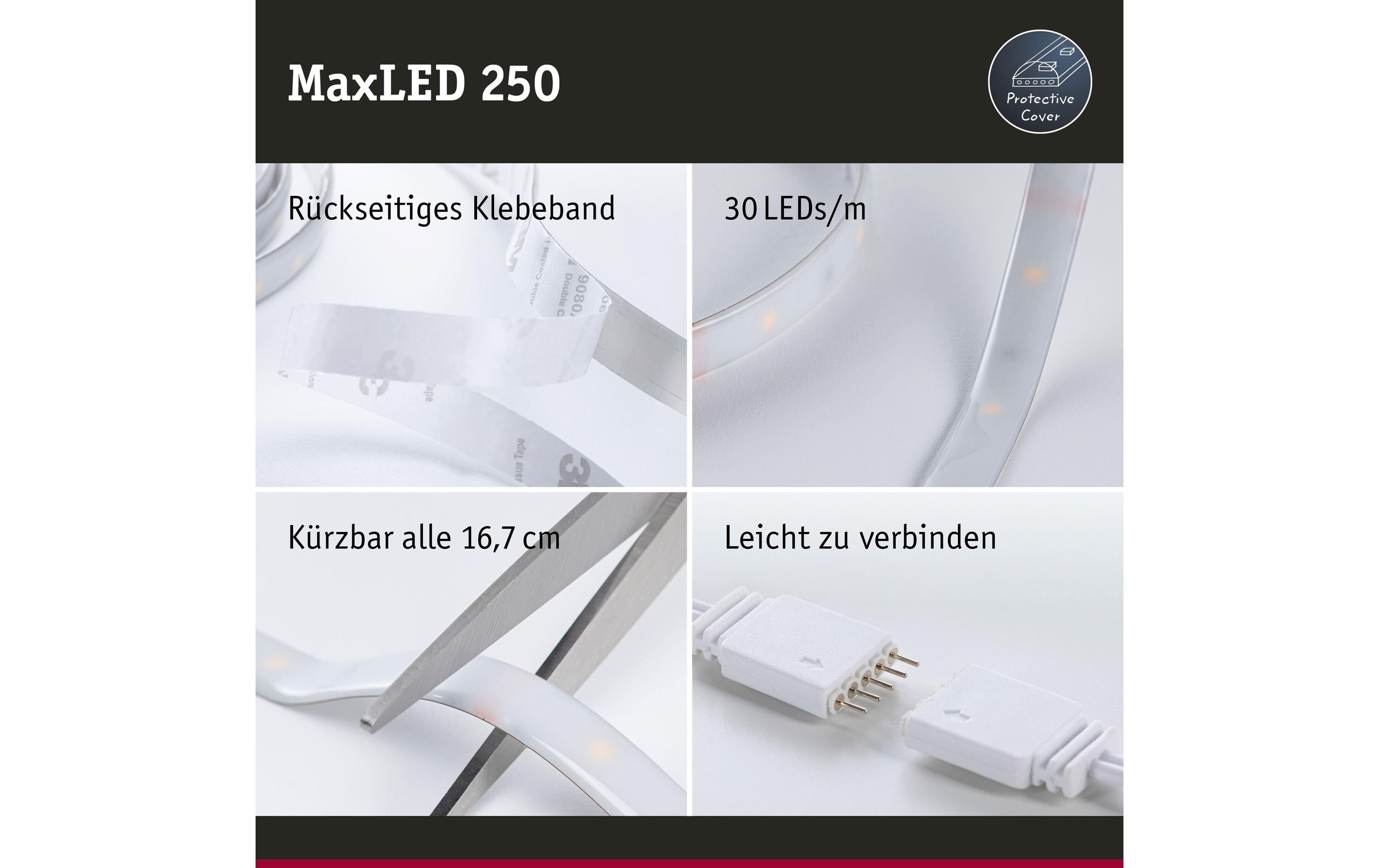 LED Stripe MaxLED 250 Basisset, RGBW, 3m, ZigbeeLED Strip Smart Home Zigbee RGBW