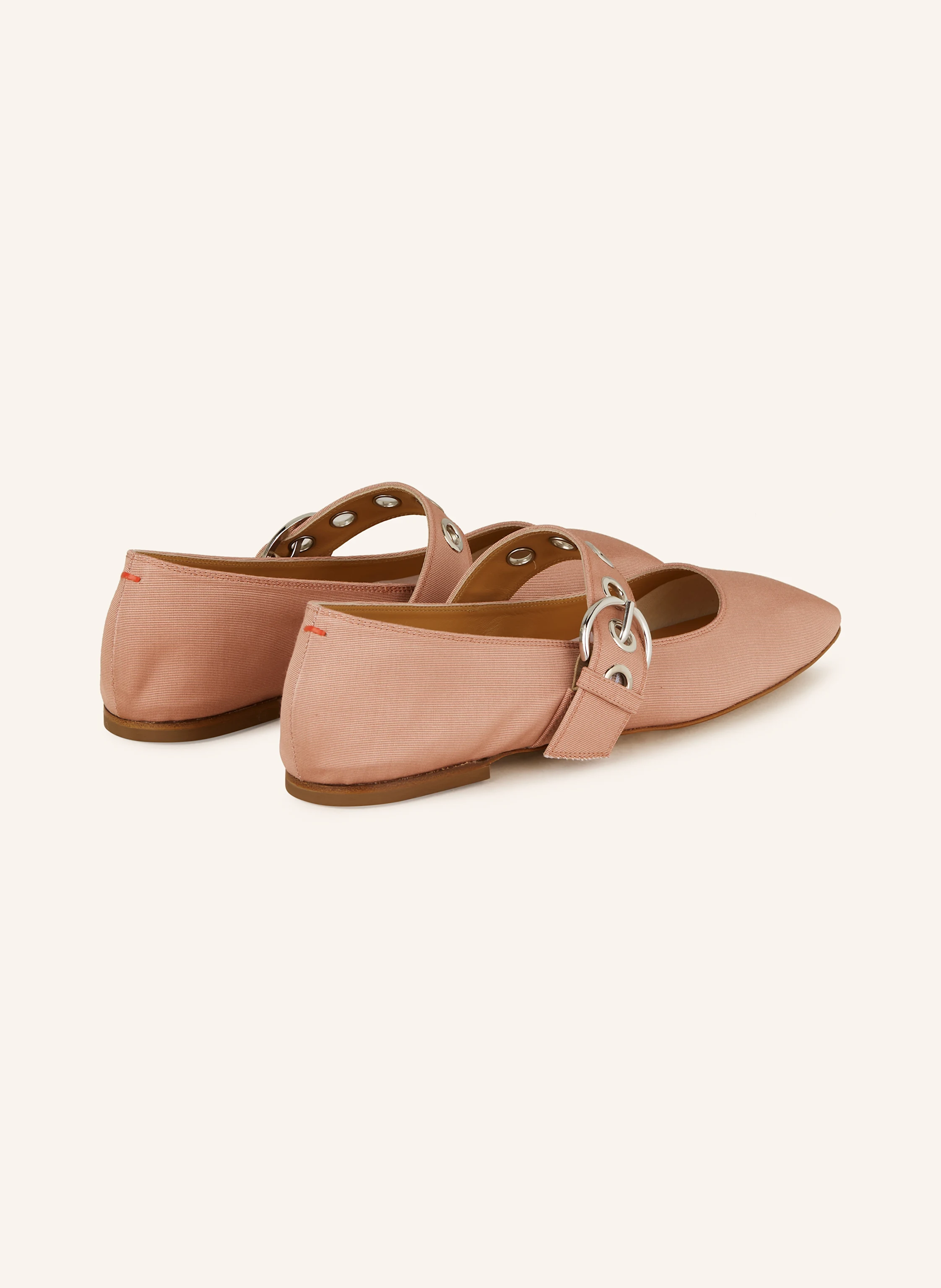 Aeyde Mary-Jane-Ballerinas UMA EYELET GROSGRAIN
