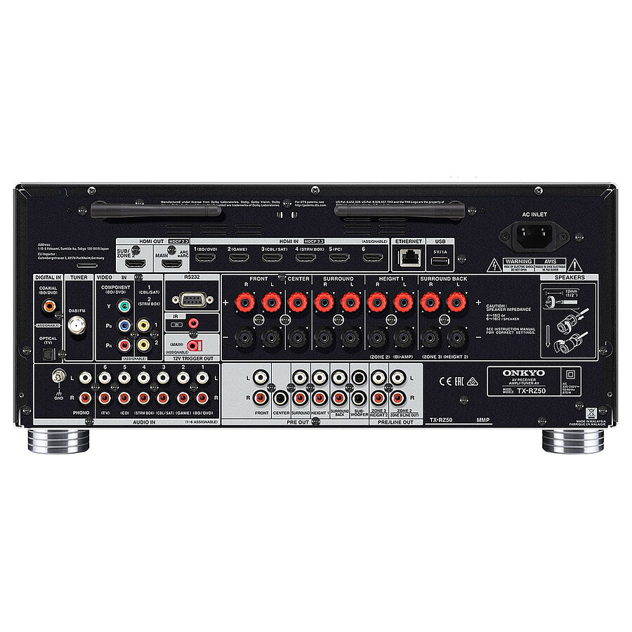 Onkyo TX-RZ50B Noir