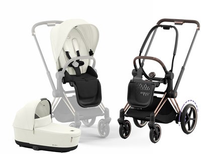 Cybex e-Priam Duovogn, Off White/Rose Gold