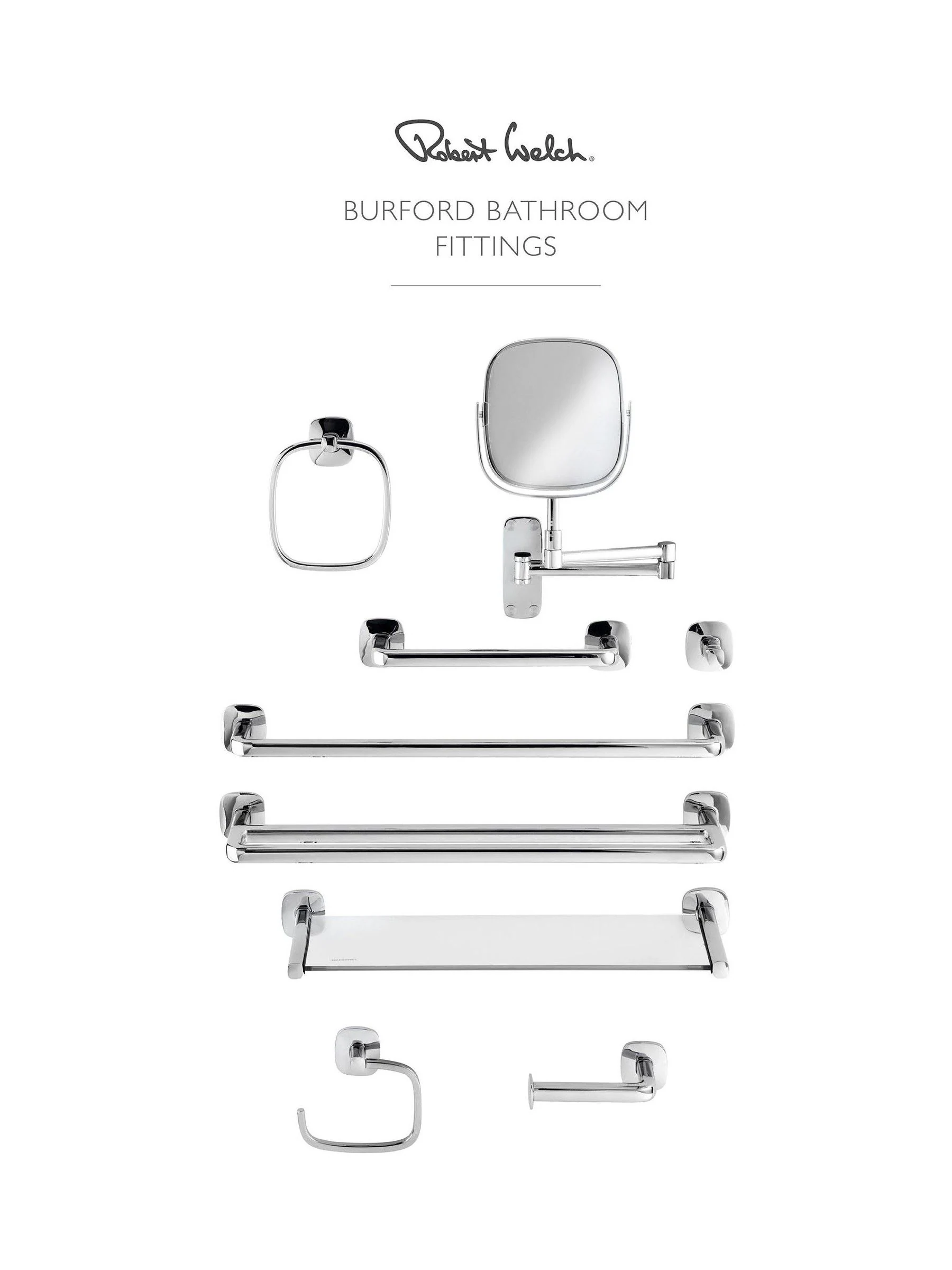 Robert Welch Burford wandtoiletrolhouder