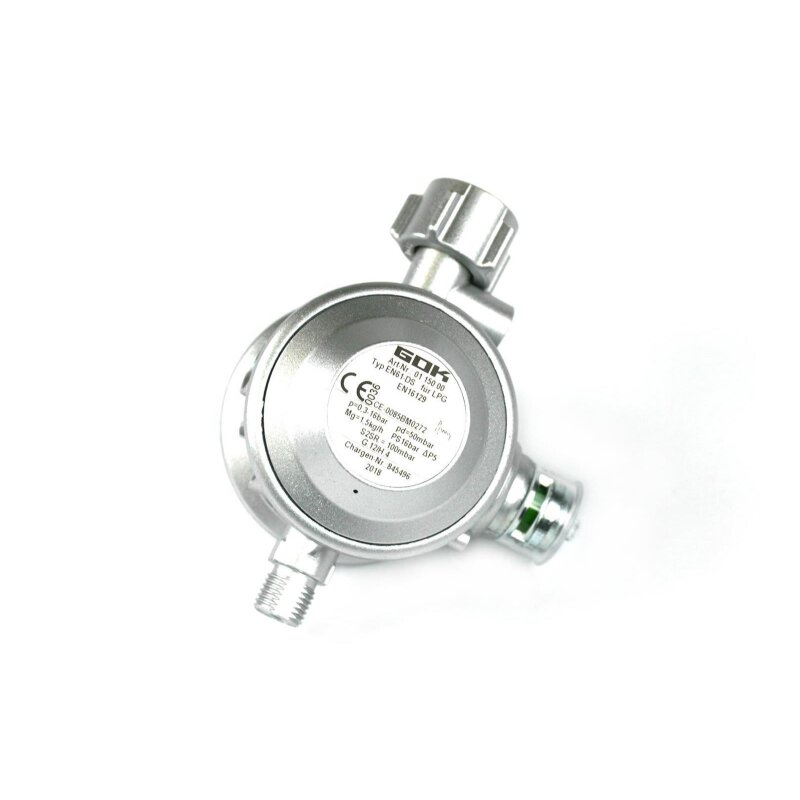 GOK Gasdruckregler EN61-DS 1,5kg/h 50 mbar G.12 -> G 1/4 LH