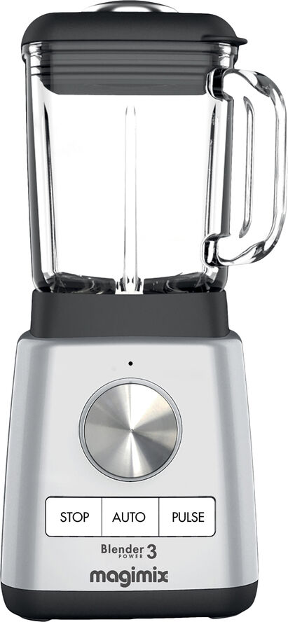 Magimix Blender Power 3 1000 watt 1,2 liter Mat stål Mat stål