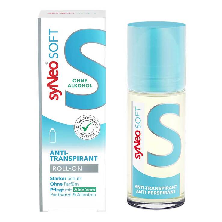 syNeo 5 soft Antitransparent ohne Alkohol Roll-on unisex, 50 ml