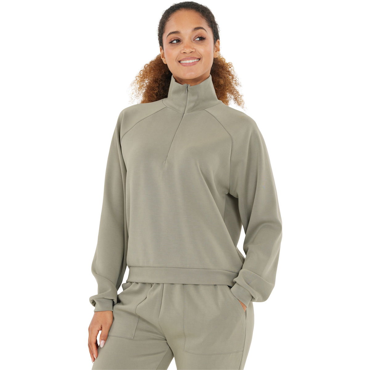 Athlecia Elaina Half Zip Sweatshirt Dame