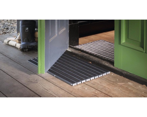 Aluminium mat antraciet 40x60 cm