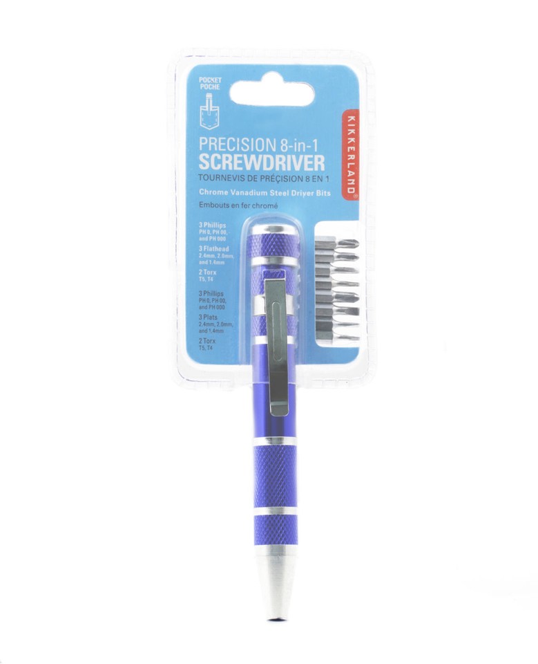 PRECISION 8-IN-1 SCREWDRIVER ASSORTED (CD34-A) Assorted