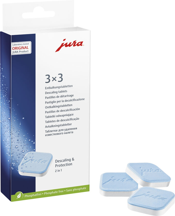 Jura JURA Afkalkningstabletter Hvid & blå
