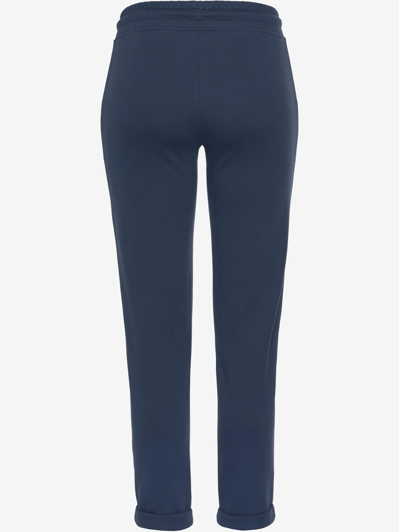 Pantalon basique avec petit logo brodé