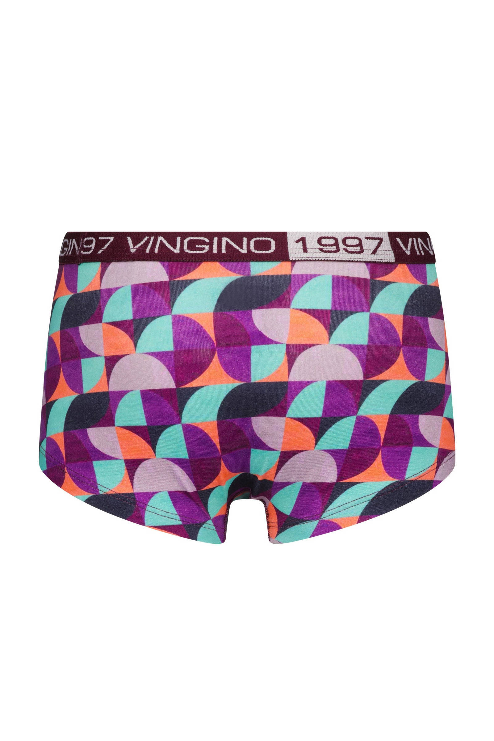 Vingino bh top + short Graphic paars/oranje/blauw