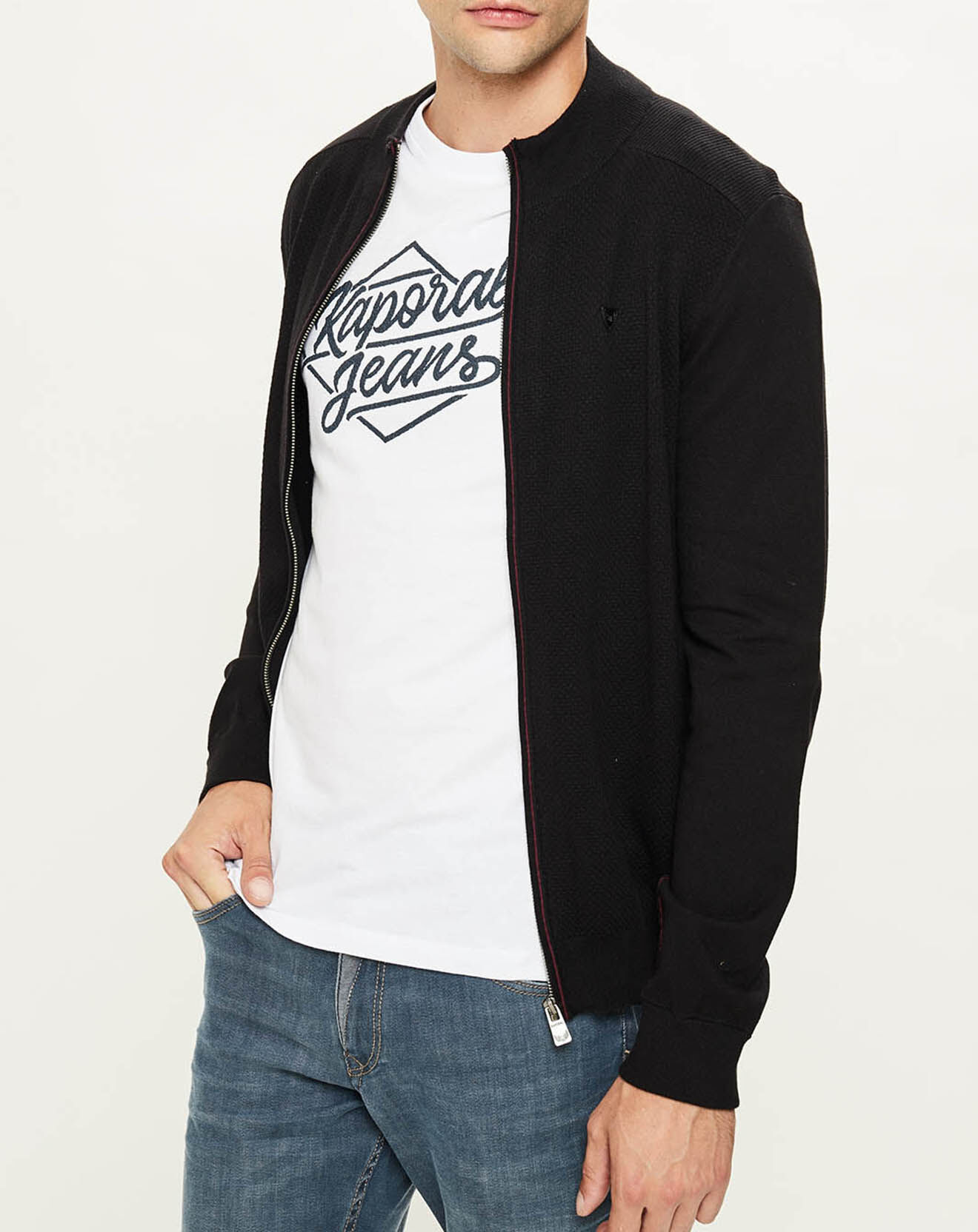 Kaporal 5 Gilet zippé Dinar noir