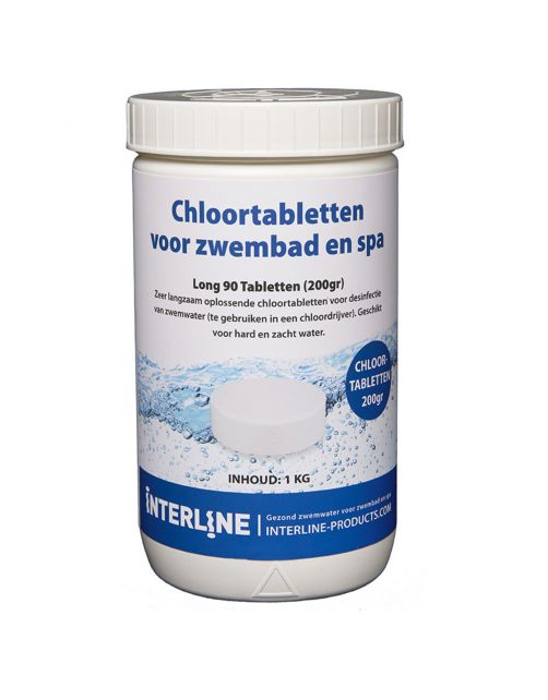 Interline Chloortablet Organisch - Zwembad-Onderhoud - 1 kg