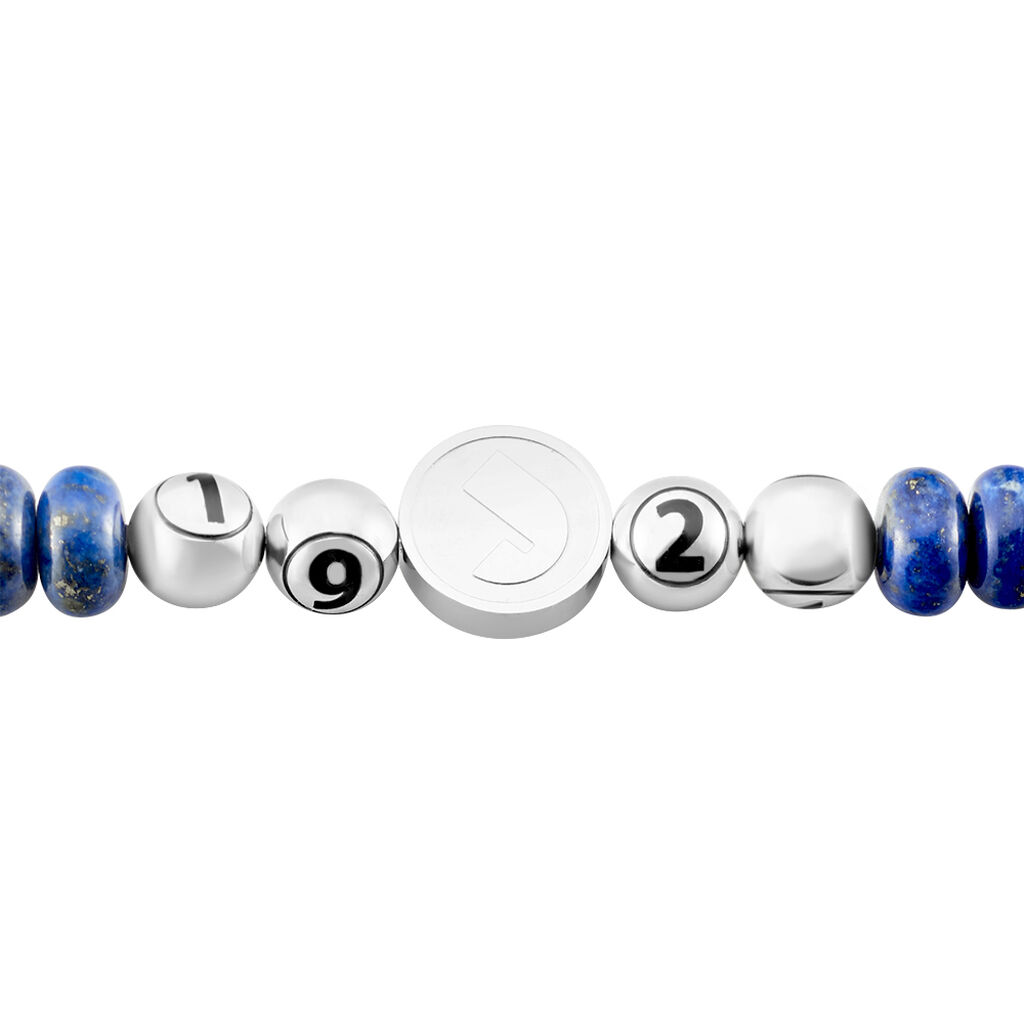 Bracelet Jourdan 1921 Acier Blanc œil De Tigre