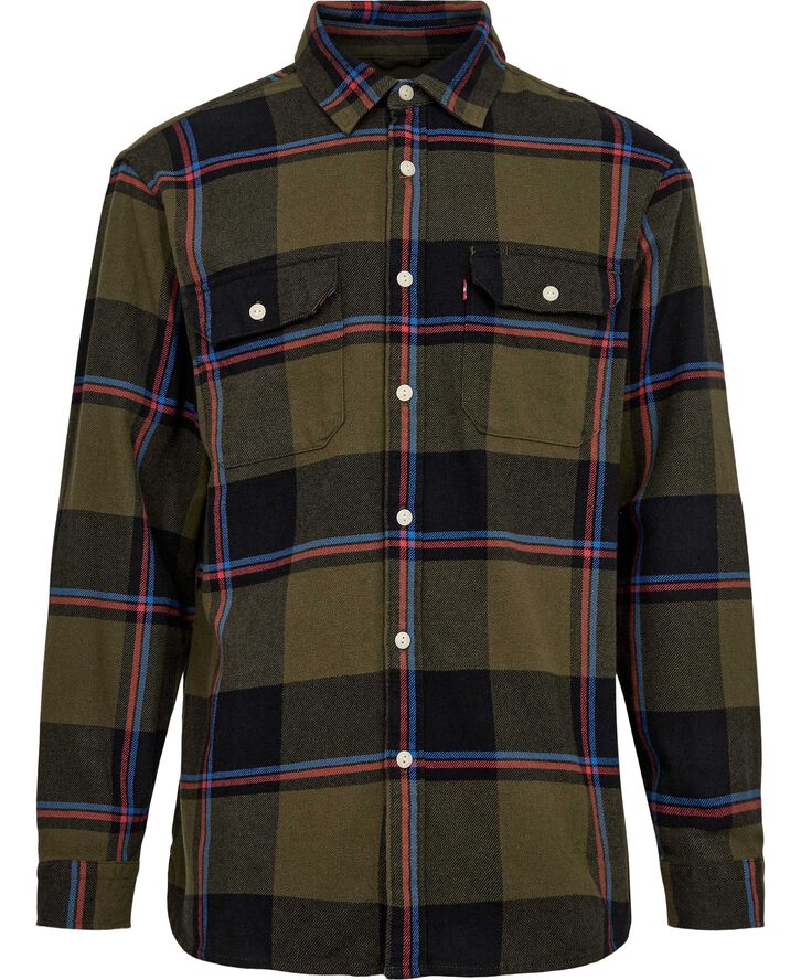 Levi's JACKSON WORKER HUCK PLAID OLIV Multi-color