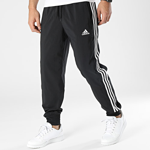 Pantalon Jogging A Bandes 3 Stripes IC0041 Noir