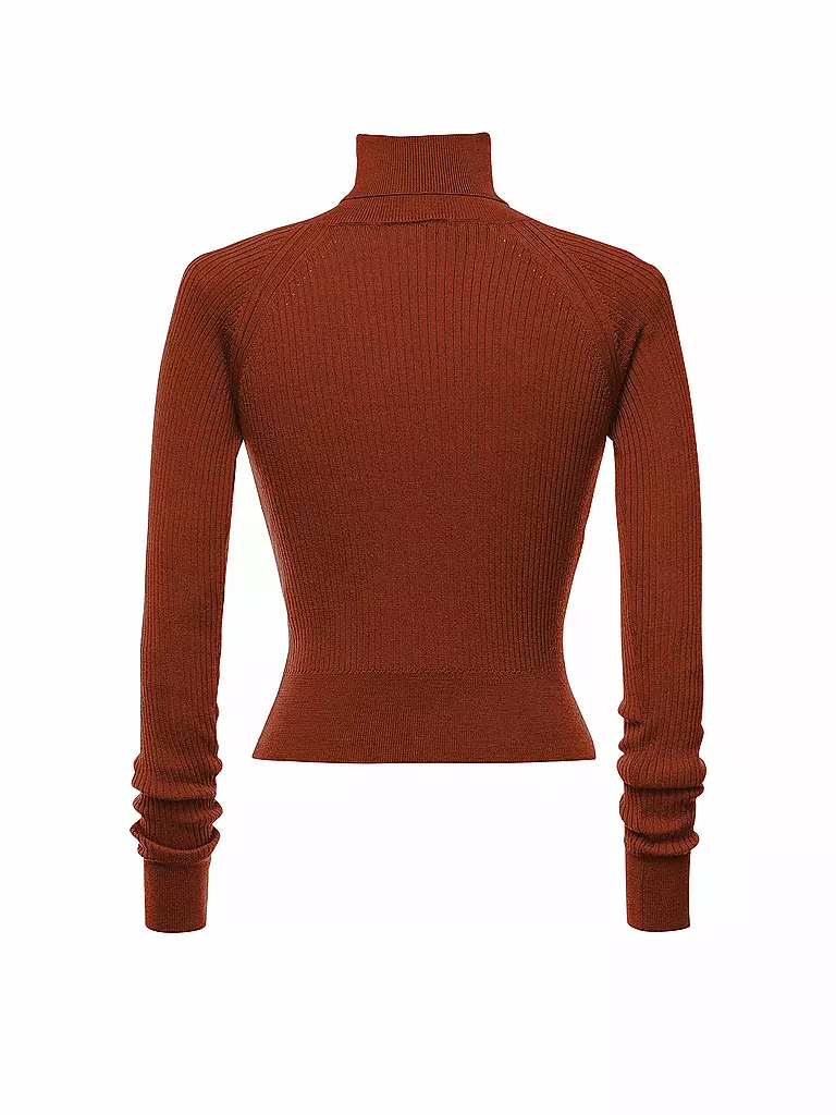 LENA HOSCHEK Rollkragenpullover WENDY orange