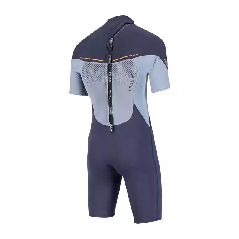 Combinaison shorty PROLIMIT Fusion V-Backzip 2/2 DL Teal/Alloy