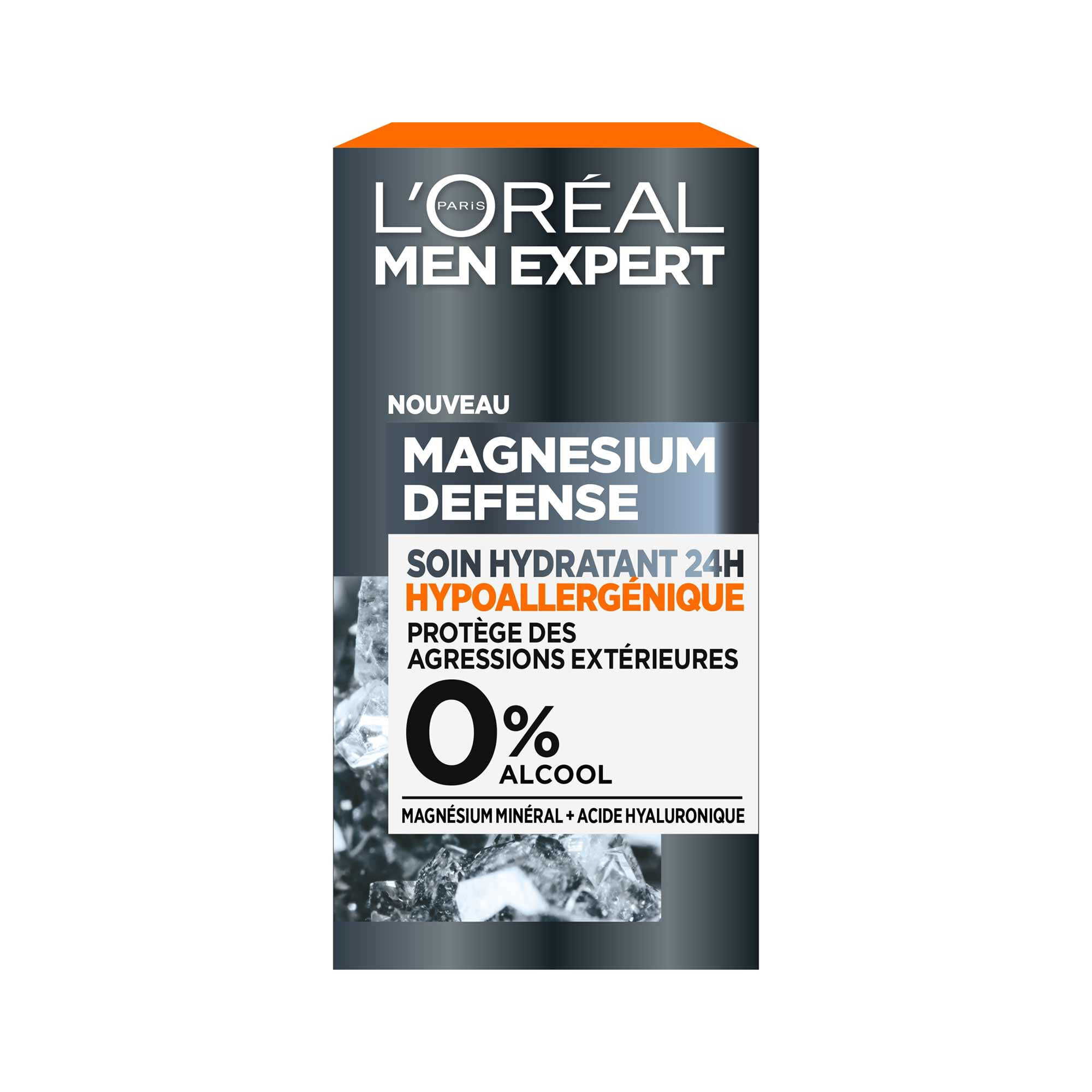Magnesium Defense Soin Hydratant 24H Hypoallergénique 0%