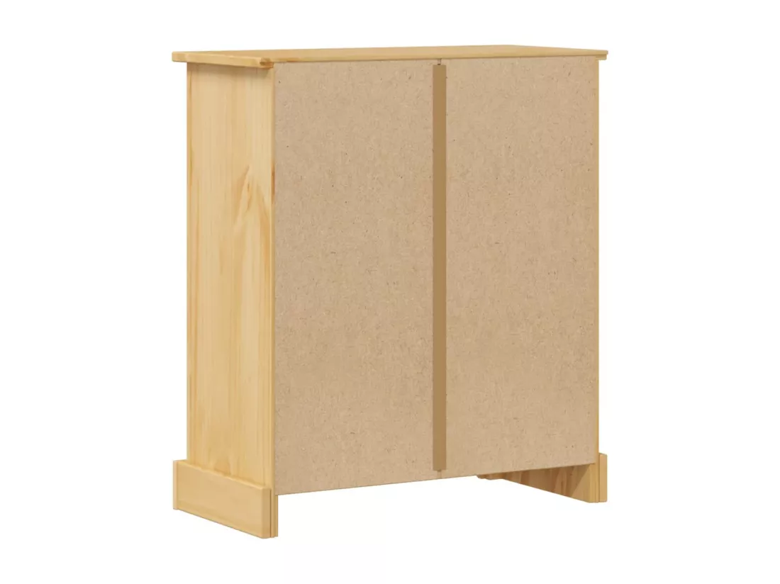 Armoire de salle de bain Corona 70x33x80 cm bois de pin massif