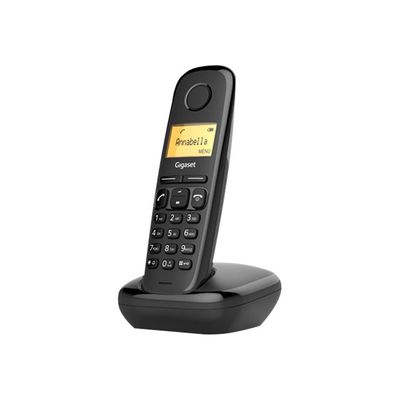 Gigaset - téléphone sans fil - avec répondeur + combiné supplémentaire - noir