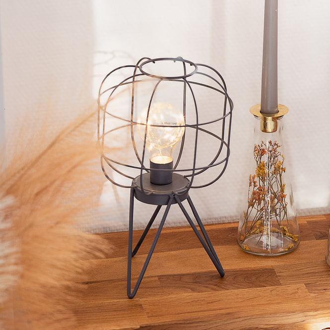 LED-Lampe - ca. 16 x 16 x 27,5 cm