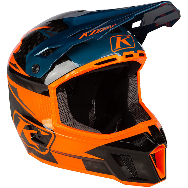 Klim - Casque F3 Carbon Pro Off-Road Striker Orange / Noir / Bleu
