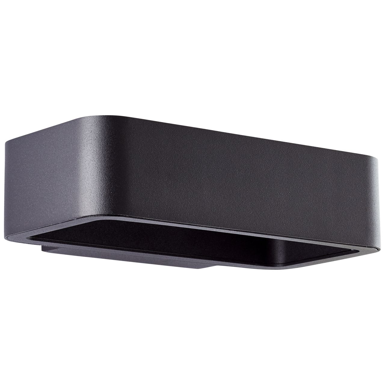BRILLIANT Golda LED Außenwandleuchte 22x13cm schwarz | 1x LED integriert, 7W LED integriert, (Lichtstrom: 510lm, Lichtfarbe: 3000K)