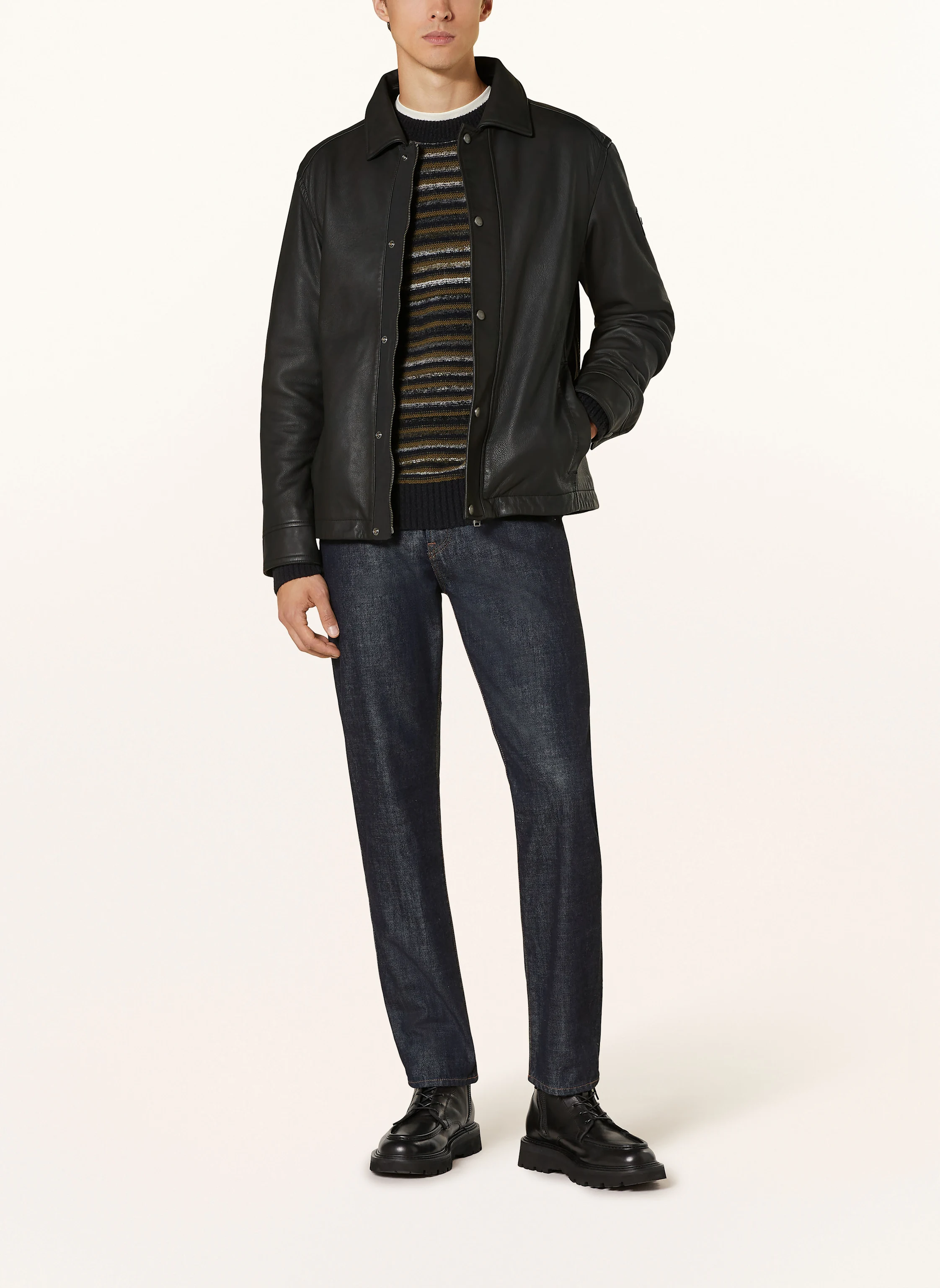 BOSS Lederjacke JERICHO