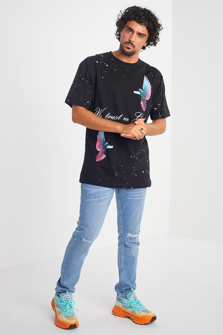 T-shirt noir 