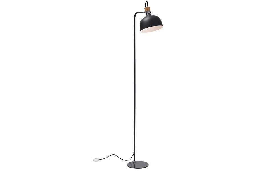Design gulvlampe Sort