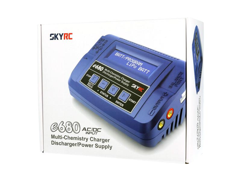 SKYRC Ladegerät e680, AC/DC, 80W, 1-6S Ladegeräte für 1-6S LiPo Akkus